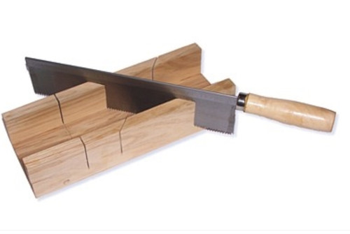 Gehrungslade mit säge holz - mit,